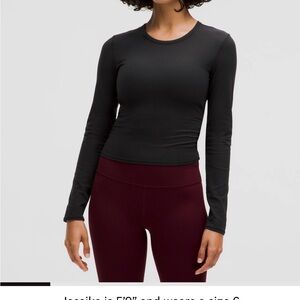 Lululemon Athletica Black Long Sleeve Tee